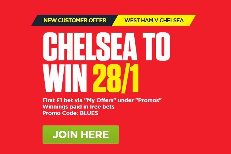 Chelsea to win betting odds