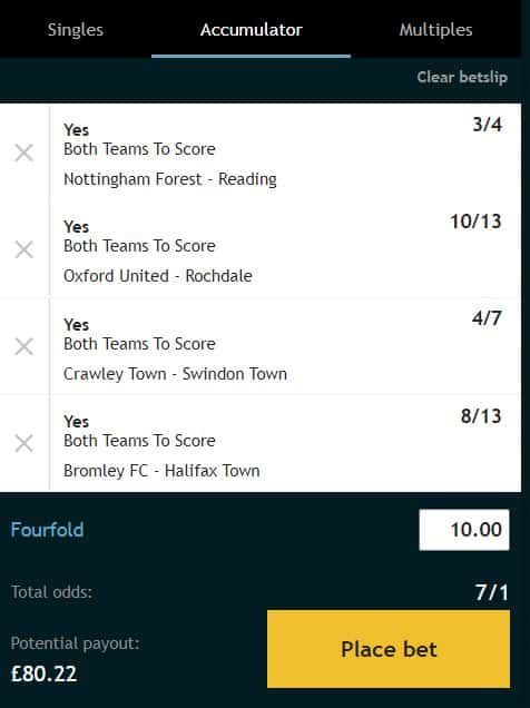 Both Teams To Score & Win Tips