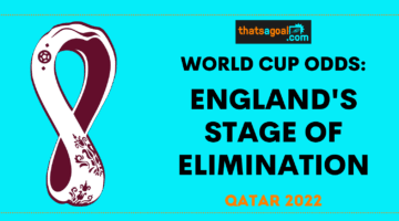 England's World Cup stage of elimination odds