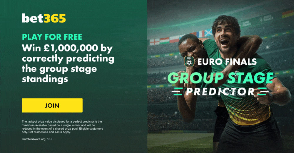 bet365 Euros predictor game