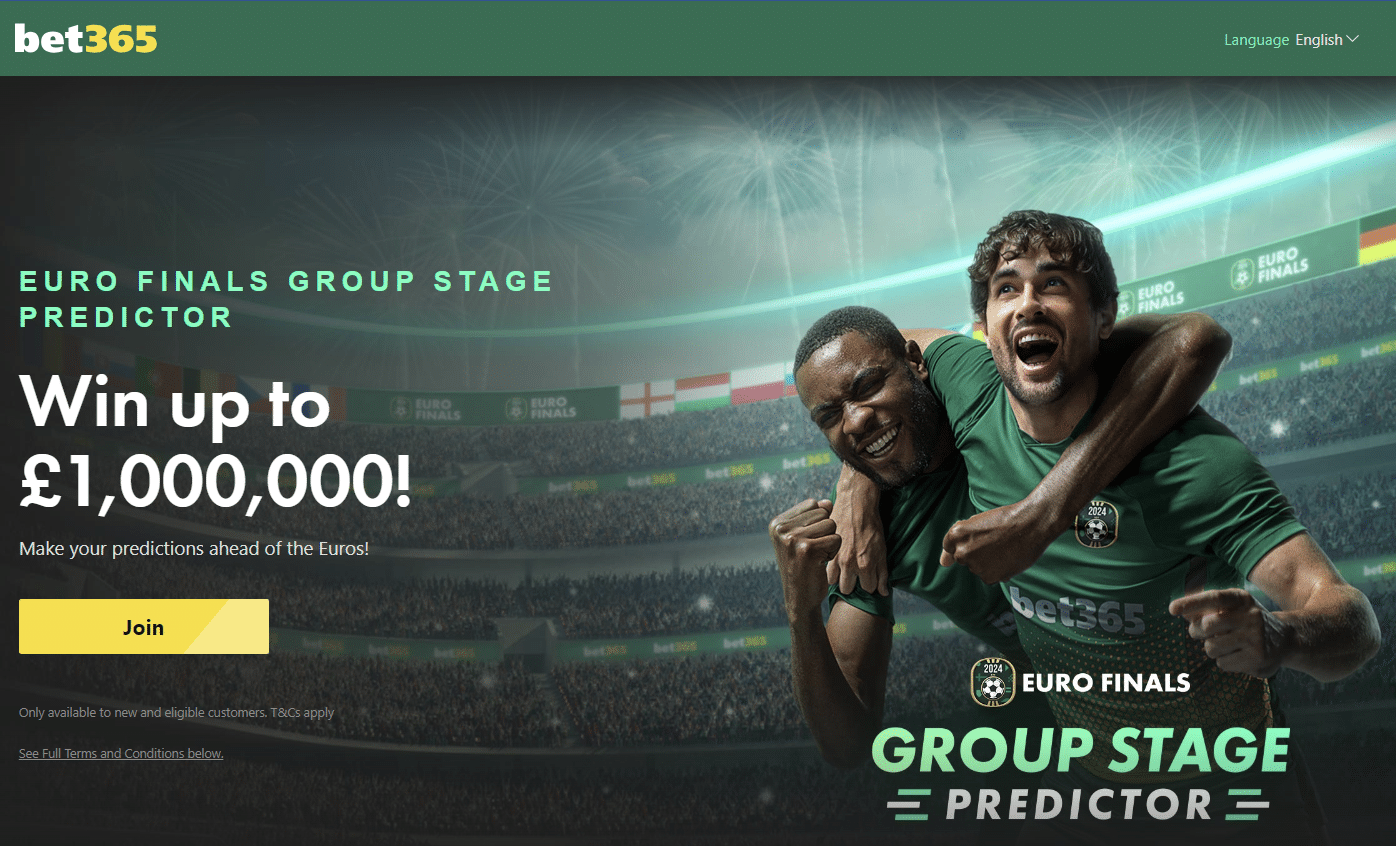 bet365's Euro 2024 Group Stage Predictor FREE TO PLAY Game