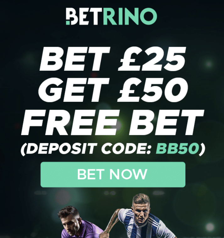 BetRhino £50 Free Bet