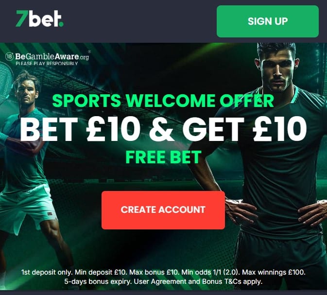 7Bet sign-up offer