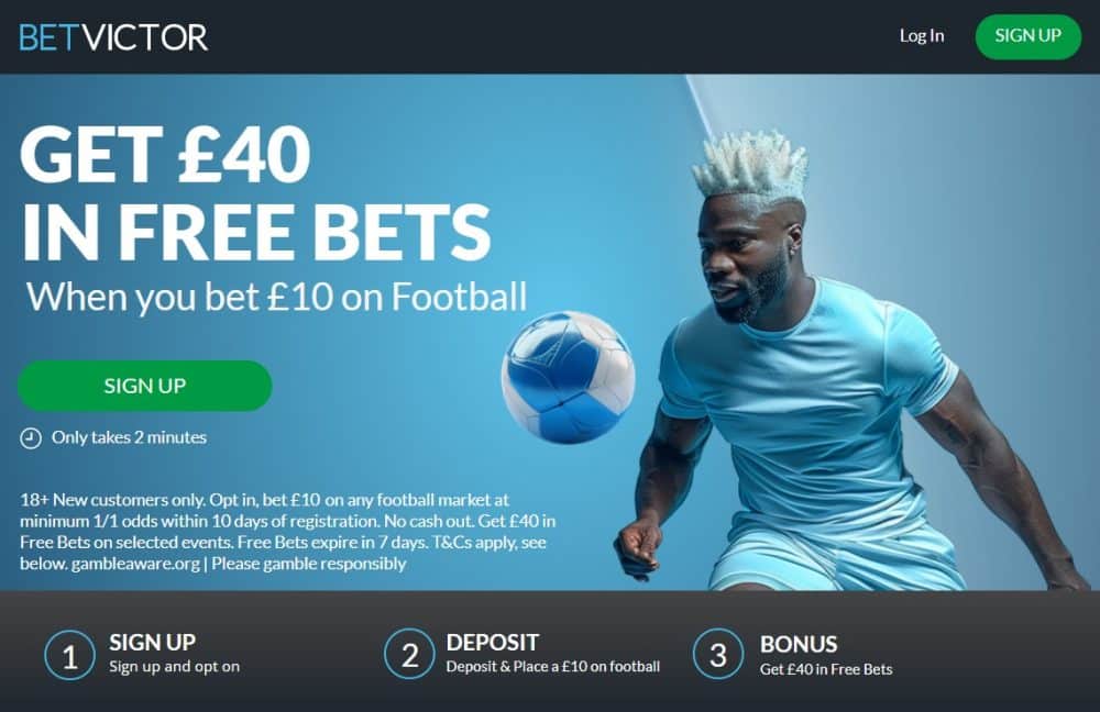 BetVictor sports promo code