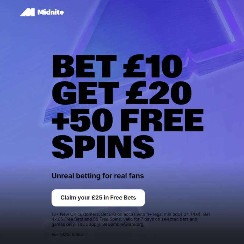 Midnite bet sign up offer